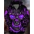 cheap Everyday Cosplay Anime Hoodies &amp; T-Shirts-Halloween Skeleton / Skull Cartoon Manga Outerwear Anime 3D Graphic For Couple&#039;s Men&#039;s Women&#039;s Adults&#039; Back To School 3D Print Casual Daily