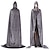 billige Middelalderen-Kostymer i middelalderstil Renessanse Kappe Trollmann / heks Viking Ranger Elven Unisex Halloween Ytelse Fest Kappe