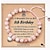 preiswerte Tragbare Accessoires-Modisches rosafarbenes Zebra-Liebesanhänger-Armband, handgefertigtes Perlen-Festival-Geschenkkarte, rosafarbenes Zebra-Armband