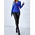cheap Blouses &amp; Shirts-Women&#039;s Shirt Blouse Black Royal Blue Lace Cut Out Plain Casual Long Sleeve Round Neck Fashion Regular Fit Spring &amp;  Fall