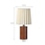 levne noční lampa-vintage plisovaný sloupový podstavec z masivního dřeva 1-světelná stolní lampa e27 110-240v