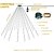 abordables Lumières de Noël-guirlande lumineuse led sapin de Noël avec anneau 400led guirlandes lumineuses pour sapin de Noël avec 16 brins guirlande lumineuse pour sapin de Noël de 2 m guirlande lumineuse pour arbre de 150 cm à