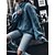 cheap Sweaters &amp; Cardigans-Women&#039;s Pullover Sweater Jumper Jumper Crochet Knit Hole Regular Crew Neck Solid Color Outdoor Daily Stylish Casual Fall Winter Black Blue S M L
