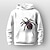 cheap Boy&#039;s 3D Hoodies&amp;Sweatshirts-Halloween Boys 3D Graphic Spider Hoodie Long Sleeve 3D Print Spring Fall Winter Fashion Streetwear Cool Polyester Kids 3-12 Years Outdoor Halloween Regular Fit