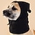 Недорогие Одежда для собак-Головной убор для щенка, флисовая шапка, милый головной убор, теплая резинка по всему периметру