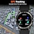 tanie Smartwatche-Wojskowy inteligentny zegarek gps dla mężczyzn 1.43 ekran amoled tętno ip68 wodoodporny sportowy smartwatch dla xiaomi android ios
