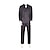 Χαμηλού Κόστους Στολές με Θέμα Ταινίες &amp; TV-Τετάρτη Addams Addams οικογένεια Gomez Addams παλτό μπλούζα / πουκάμισο παντελόνι ανδρική ταινία για αγόρια cosplay ανδρικό κοστούμι παλτό πουκάμισο παντελόνι απόκριες μεταμφιέσεις με περούκα