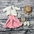 tanie Lalki-Zestaw personalizacyjny dla lalek waldorfskich, torba na ubrania, materiałowa torba na ubrania, ręcznie robiona lalka muppet waldorf