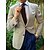 cheap Men&#039;s Blazers &amp; Suits-Men&#039;s Suits Blazer Formal Evening Wedding Party Birthday Party Spring &amp;  Fall Fashion Casual Plaid / Check Geometic Polyester Casual / Daily Pocket Single Breasted Blazer Yellow