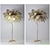 abordables lampe de chevet-Lampe de lecture Floral / Style nordique Pour Magasins / Cafés / Bureau Métal Blanche / Rose Claire / Orange