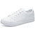 Χαμηλού Κόστους Ανδρικά Sneakers-Ανδρικά Γυναικεία Αθλητικά Παπούτσια Ασπρα ΠΑΠΟΥΤΣΙΑ Περπάτημα Καθημερινό Καθημερινά Φο Δέρμα Άνετο Δαντέλα μέχρι πάνω άσπρο μαύρο Μαύρο Λευκό Άνοιξη Φθινόπωρο
