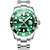levne Quartz hodinky-OLEVS Muži Křemenný Minimalistický Módní Hodinky na běžné nošení Wristwatch Svítící Kalendář VODĚODOLNÝ Ozdoby Ocel Hodinky