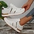 Χαμηλού Κόστους Γυναικεία Sneakers-Γυναικεία Αθλητικά Παπούτσια Slip-Ons Μεγάλα Μεγέθη Πάνινα παπούτσια ΕΞΩΤΕΡΙΚΟΥ ΧΩΡΟΥ Καθημερινά Καλοκαίρι Επίπεδο Τακούνι Βίντατζ Καθημερινό Τρέξιμο Φουσκωτό πηνίο Δαντέλα μέχρι πάνω
