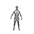 preiswerte Klassischer Horror-Totenkopf Zalgo-Monster Halloween Cosplay Kostüm Bodysuits Karnevalskostüm Ganzkörperanzug Cosplay Kinder Erwachsene Herren Jungen Karneval Maskerade Leistung Party Halloween Einfache