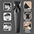 preiswerte Rasierer &amp; Epilierer-Kemei schwarze Haarschneidemaschine für Männer, kabellose Haarschneidemaschine zum Haarschneiden, professionelle Friseurschere, wiederaufladbare kabellose USB-Haarschneidemaschine