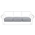 abordables Housse de fauteuil et d&#039;accoudoir de canapé-canapé extensible housse de coussin housse élastique canapé fauteuil causeuse 4 ou 3 places gris uni solide doux durable lavable