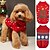 cheap Dog Clothes-Christmas Dog Clothes High Collar Red Joyful Christmas Tree Snowman Star Autumn Winter Pet Sweater