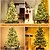 abordables Lumières de Noël-guirlande lumineuse led sapin de Noël avec anneau 400led guirlandes lumineuses pour sapin de Noël avec 16 brins guirlande lumineuse pour sapin de Noël de 2 m guirlande lumineuse pour arbre de 150 cm à