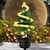 cheap Pathway Lights &amp; Lanterns-1pc Solar Christmas Tree Light, Halloween Tree Decorative Light, Outdoor Ground LED Lawn Light, For Patio Yard Garden Decor, Thanksgiving Halloween Decorations