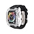billige Apple Watch-bånd-Sportsrem Kompatibel med Apple Watch-klokkereim 38mm 40mm 41mm 42mm 44mm 45mm 49mm Luksus Justerbar Pustende Silikon Erstatningsklokkerem til iwatch Ultra 2 Series 9 8 7 SE 6 5 4 3 2 1