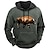 cheap Men&#039;s Hoodies-Graphic Prints Cow Cowboy Daily Classic Casual 3D Print Men&#039;s Holiday Going out Streetwear Hoodie Pullover Hoodies Black Brown Khaki Hooded Long Sleeve Spring &amp;  Fall Print Designer