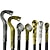 cheap Accessories-Mystical Pharaoh Accessory Ancient Egyptian Style Staff Plastic Staff for Halloween Trick-or-Treating, Themed Party, Halloween Dress-up Parties, and Pretend Play Costume