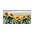 olcso Virág-/növénymintás festmények-kézzel készített olajfestmény vászon fali művészet dekoráció nagy absztrakt narancssárga napraforgó virág festmény vastag művészet lakberendezéshez hengerelt keret nélküli nyújtatlan festmény