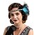 cheap Historical &amp; Vintage Costumes-Retro Vintage Roaring 20s 1920s Headpiece Flapper Headband Feathers Headband The Great Gatsby Women&#039;s Halloween Party Masquerade Headwear
