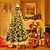 abordables Lumières de Noël-guirlande lumineuse led sapin de Noël avec anneau 400led guirlandes lumineuses pour sapin de Noël avec 16 brins guirlande lumineuse pour sapin de Noël de 2 m guirlande lumineuse pour arbre de 150 cm à