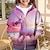 cheap Girl&#039;s 3D Outerwear-Girls&#039; 3D Unicorn Hoodie Coat Outerwear Long Sleeve 3D Print Fall Winter Active Fashion Cute Polyester Kids 3-12 Years Outdoor Casual Daily Regular Fit
