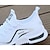 voordelige Herensneakers-Voor heren Sneakers Vrijetijdsschoenen voor heren Sportieve look Flyknit schoenen Witte schoenen Sportief Casual Buiten Dagelijks Vliegende weven Ademend Comfortabel Anti-slip Veters Zwart Wit Zomer