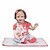cheap Reborn Doll-22 inch Doll Reborn Baby Doll lifelike Cute Non Toxic Creative Cotton Cloth 3/4 Silicone Limbs and Cotton Filled Body with Clothes and Accessories for Girls&#039; Birthday and Festival Gifts
