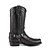 abordables Cowboy et bottes occidentales-Homme Femme Bottes Bottes Cow boy Marche Classique Décontractées Extérieur du quotidien Polyuréthane Etanche Confortable Bottes Mi-mollet Mocassins Noir Rouge Foncé Bleu Automne Hiver