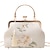 cheap Clutches &amp; Evening Bags-Women&#039;s Clutch Evening Bag Clutch Bags Polyester for Evening Bridal Wedding Party with Tassel Chain Embroidery in White