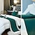 preiswerte Bettwäsche-Zubehör-Hotelbettläufer, Bettschwanzschal, Bettfahne, modernes und einfaches High-End-Homestay, Hotelbett, Schwanzpolster, leichte Luxusbettdecke im europäischen Stil, doppelseitig