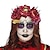 voordelige Accessoires voor haarstyling-Halloween simulatie bloem haar hoepel schedel hoofd undead festival haaraccessoires feest feestdecoraties hoofdband