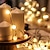 abordables Tiras de Luces LED-Cadena de luces led 3m-20led 6m-40led 10m-80led luces de bola bombilla usb cadena de luz impermeable al aire libre boda navidad vacaciones
