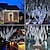 billige LED-kædelys-meteor bruselys udendørs, 20 tommer 8 rør 240 led snefaldslys, vandtætte meteor julelys udendørs, hængende faldende regnlys til træbuske ferie juledekoration