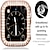 cheap Smartwatch Case-Diamond Bling Bumper Case For Apple watch 8 7 6 SE 5 41mm 45mm 44mm 40mm 42mm 38mm Accessories Protector Cover for iWatch series 2 3 4 1