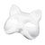 voordelige photobooth rekwisieten-kattenmasker wit papier blanco handgeschilderd gezichtsmasker (pak van 3)
