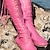 abordables Botas de mujer-Mujer Botas Botas de Combate Tallas Grandes Botas con cordones Exterior Diario Color sólido Botas por encima de la rodilla Botas altas de muslo Invierno Tacón oculto Dedo redondo Moda Estilo