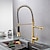 cheap Pullout Spray-Kitchen faucet - Single Handle One Hole Electroplated Pull-out / Pull-down Deck Mounted Modern Contemporary Kitchen Taps