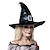 preiswerte Zubehör-Hexen-Zaubererhut, spitzer, gerüschter Halloween-Hexenhut, Punk-Gothic-Verkleidung für Erwachsene, Halloween, einfache Halloween-Kostüme, Karneval