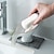 זול מארגן אמבטיה-מחזיק סבון קרמי, מתלה סבון יוקרתי ופשוט מודרני בצורת עלים, מתלה ניקוז לסבון אמבטיה, ניקוז עצמי ללא הצטברות מים