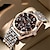 preiswerte Quarz-Uhren-Herren Quarz uhr Modisch Geschäftlich Armbanduhr leuchtend Kalender WASSERDICHT Dekoration Legierung Beobachten