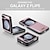 abordables Carcasas Samsung-teléfono Funda Para Samsung galaxia Z Flip 5 Z Flip 4 Funda Trasera Portátil Marco Antigolpes Piel Retro TPU Metal Cuero de PU
