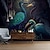 abordables fond d&#039;écran d&#039;animaux-Papiers peints cool papier peint nature papier peint vert paon revêtement mural autocollant peel stick amovible matériau pvc/vinyle auto-adhésif/adhésif requis décoration murale pour salon cuisine