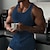 cheap Tank Tops-Men&#039;s Tank Top Vest Top Undershirt Sleeveless Shirt Ribbed Knit tee Plain Crew Neck Outdoor Going out Sleeveless Clothing Apparel Fashion Designer Muscle
