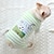 billige Pyjamas-Hunder Katter Pyjamas Mote søt stil Vinter Myk Vaskbar Bekvem Innendørs Fritid / hverdag Hundeklær for Bichon Frisé Puddel Pommeran ungt kjæledyr Sommerfugl