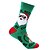 cheap Men&#039;s Socks-Men&#039;s 2 Pairs Crew Socks Men Socks Xmas Socks Red / Green Green+White Color Christmas Casual Daily Basic Medium Fall / Winter Thermal